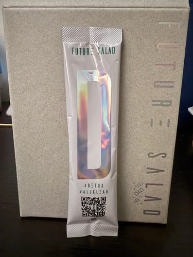 Customer photo review of Future Salad Detox Drink Mix (7 Sachets)