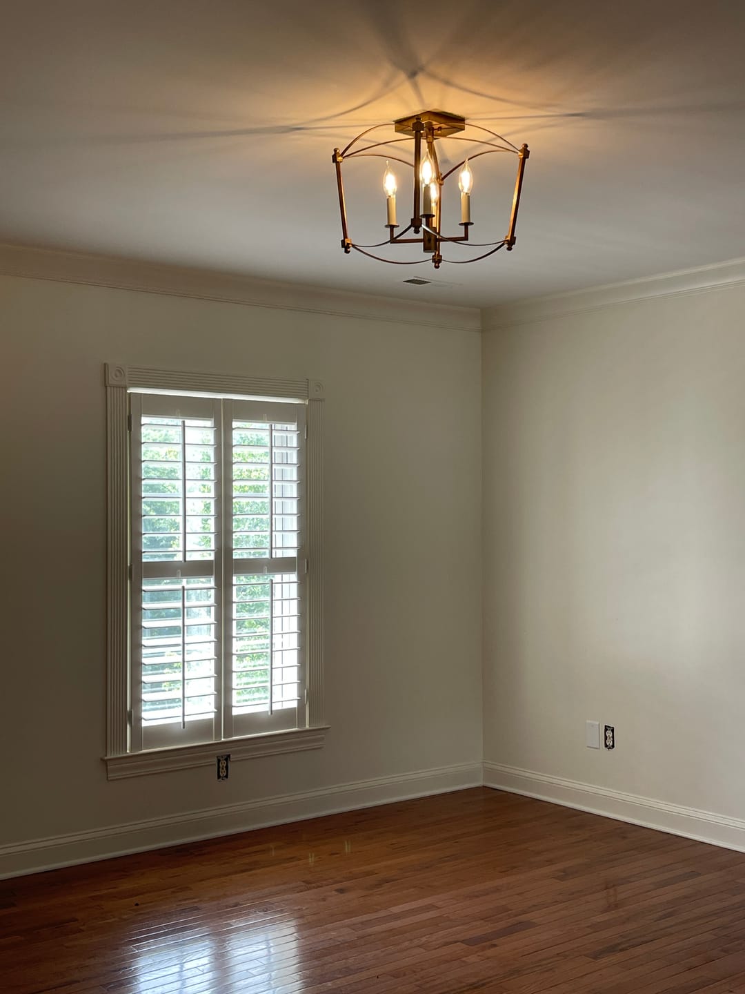 Customer photo review of 4-light French Antique Candle Style Lantern Semi Flush