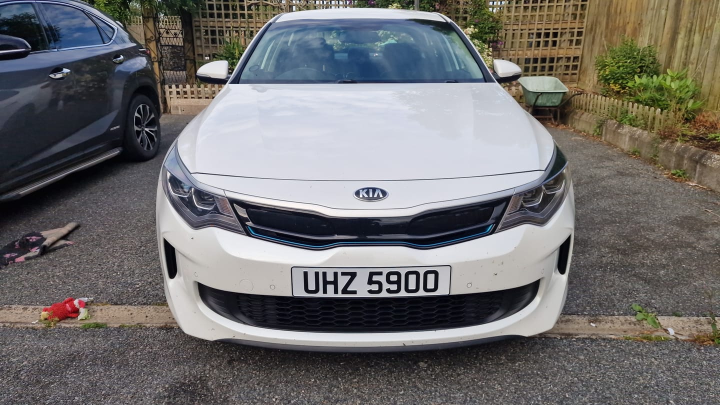 Customer photo review of Metal Pressed Number Plate (standard)- 520mm x 111mm