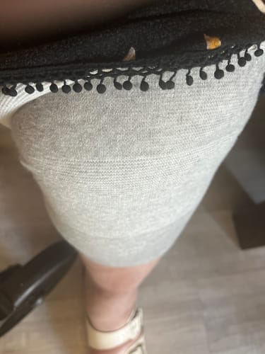 Customer photo review of Premium Bamboo Knee Sleeve (Single)
