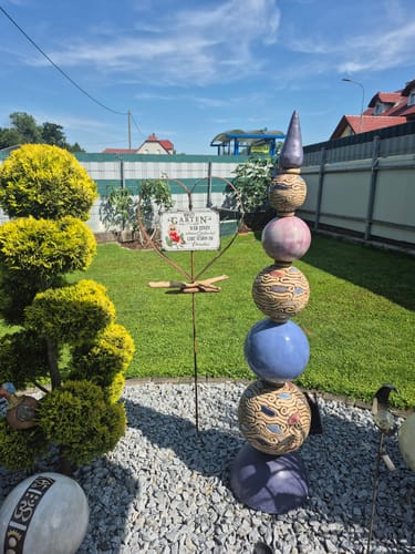 Customer photo review of Personalisiertes Gartenschild mit Namen Anpassbar