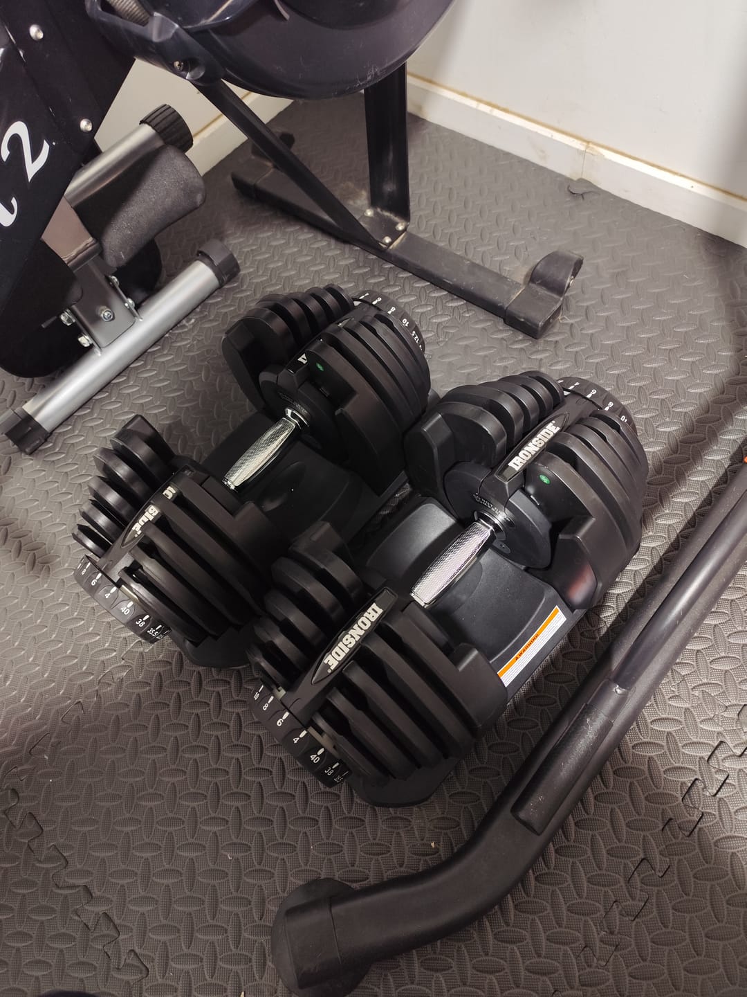 Customer photo review of Mancuerna Ajustable 40 kg IRONSIDE