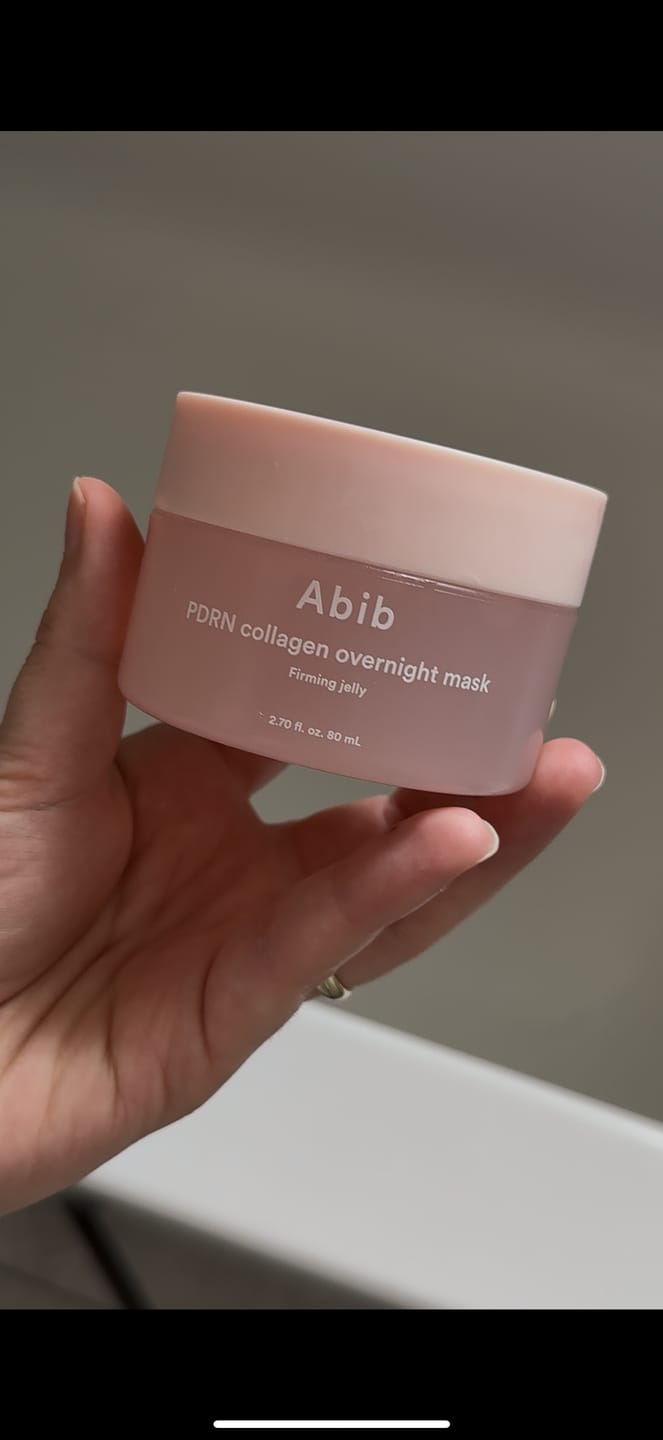 Customer photo review of PDRN collagen overnight mask Firming jelly
