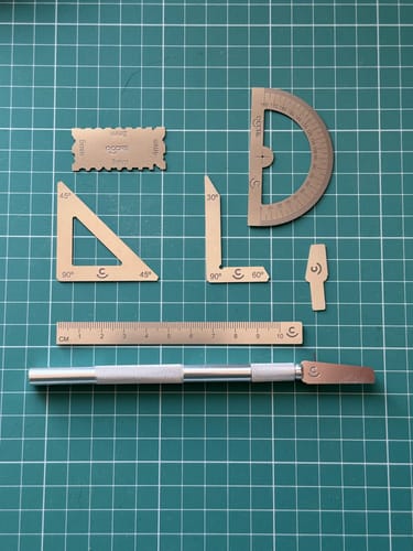 Reseña con foto de un cliente sobre Precision Set© - Kit de Precisión para Medir y Cortar