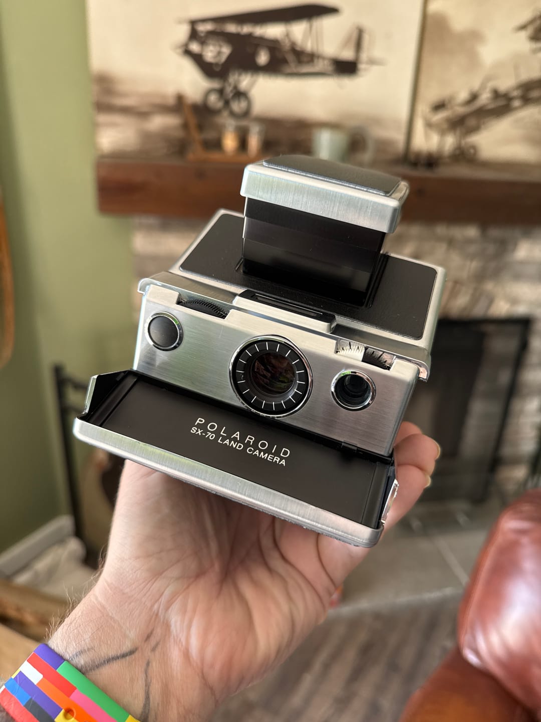 Customer photo review of Polaroid SX-70 Folding Camera Repair (Non-Autofocus Models)