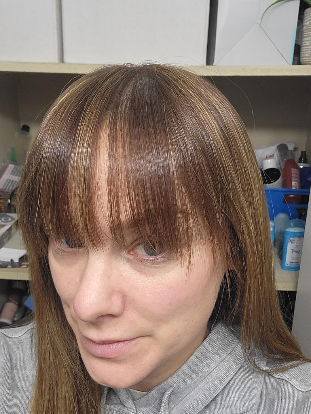 Customer photo review of Dry Shampoo Powder (Non-Aerosol Spray) | Natural & Organic Ingredients | Made in USA