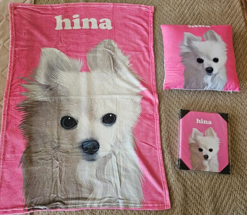 Customer photo review of Petcanva©オーダーメイド ペット似顔絵