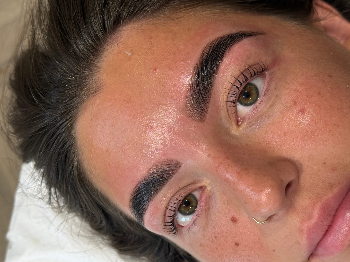 Customer photo review of Hybrid Stain and Eyebrow Lamination