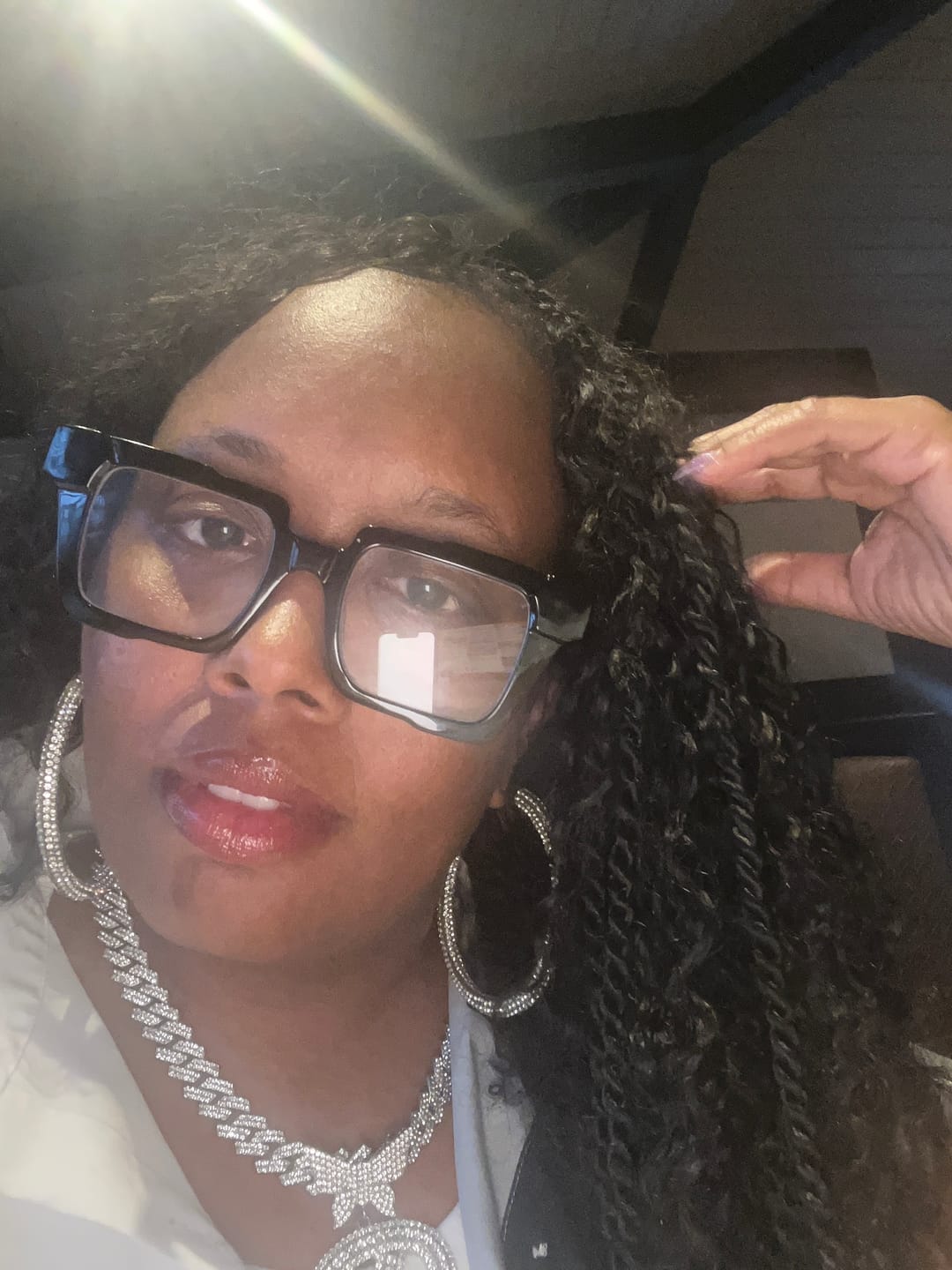 Customer photo review of Water Deep Wave Bulk Hair Extensions for Braiding