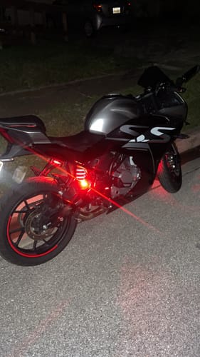 Customer photo review of Easy Install Moto LED Light Kit