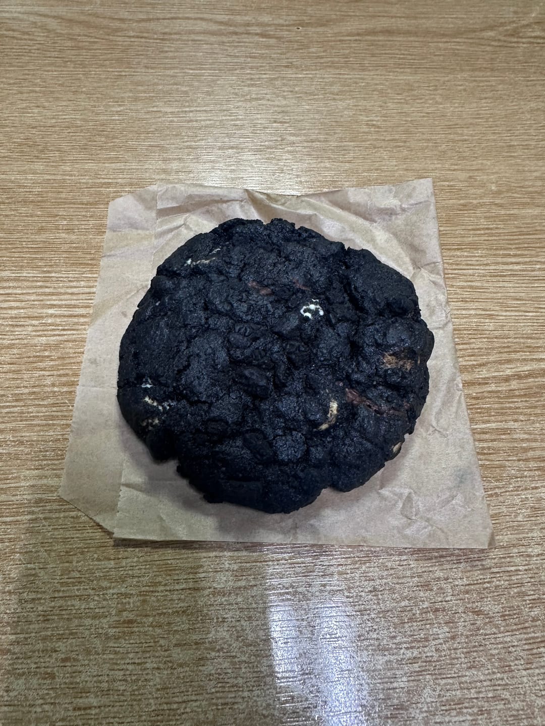 Customer photo review of Vegan Choc Chip New York Cookie