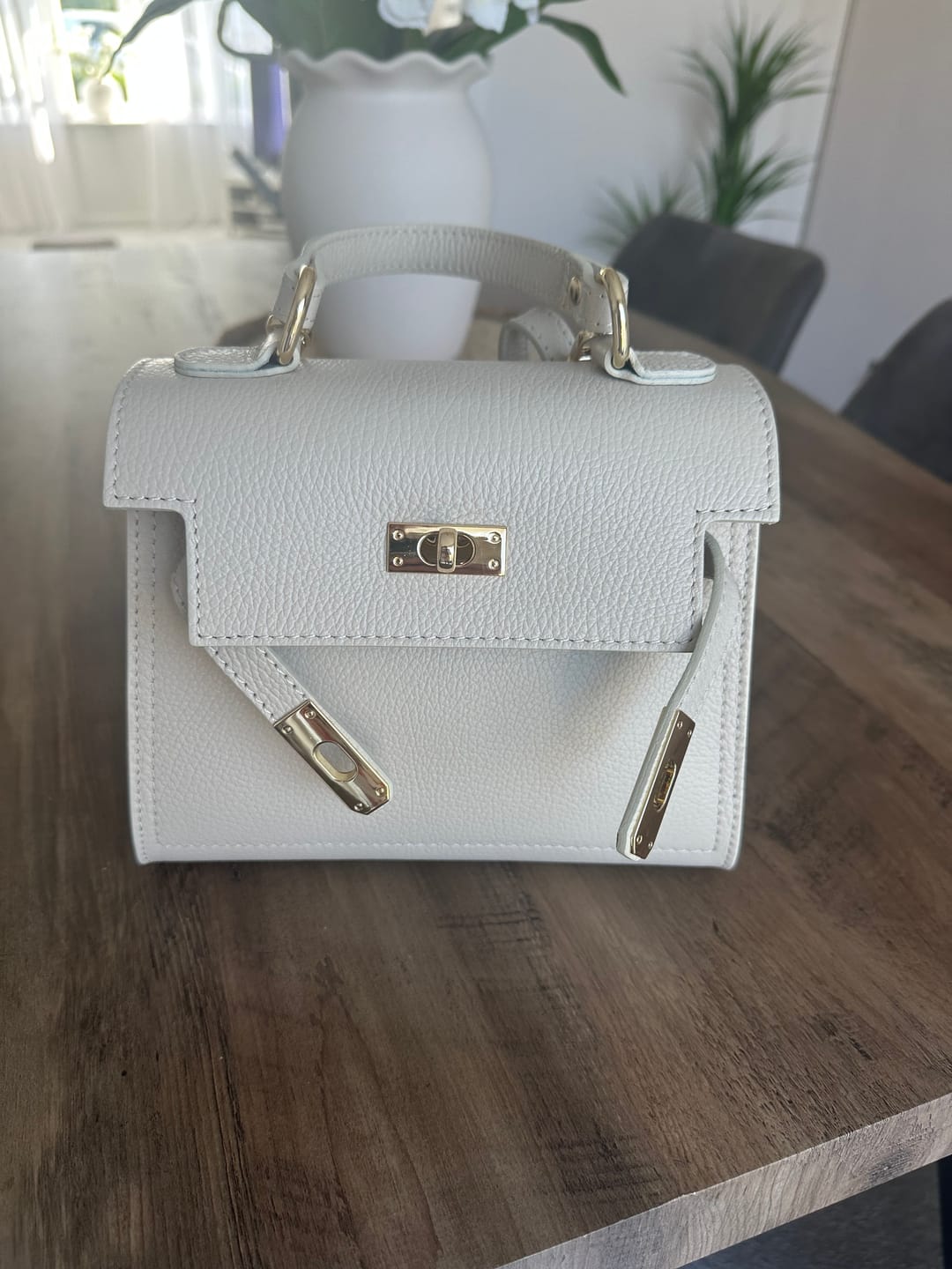 Customer photo review of Polly Top Handle Bag