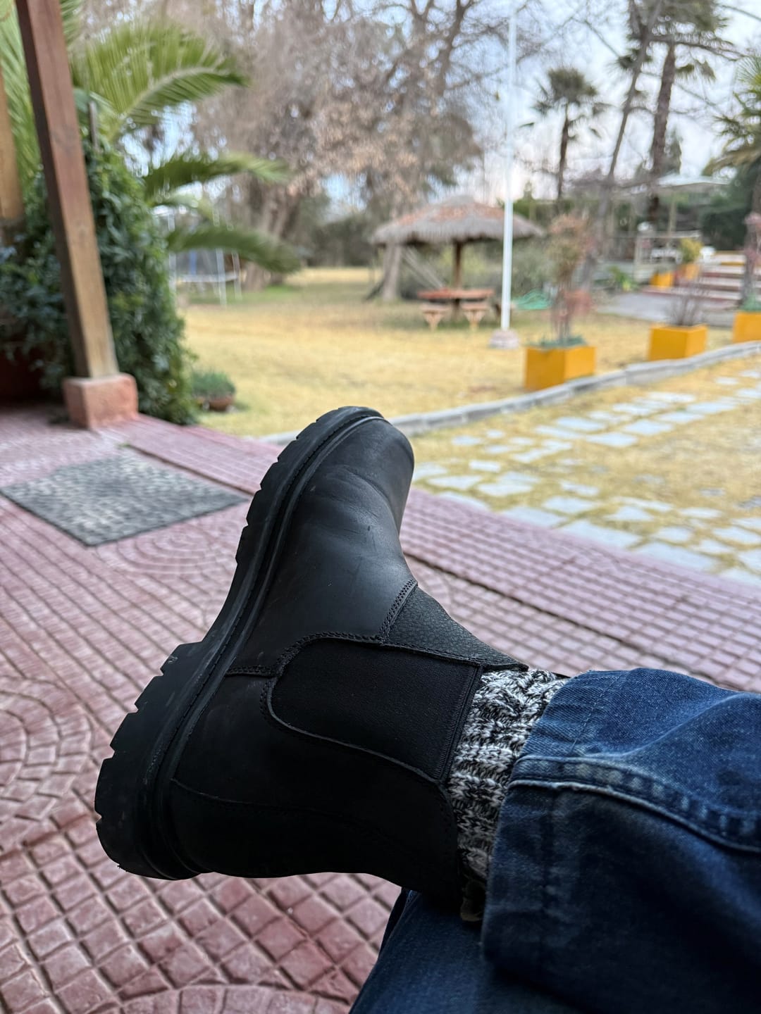 Customer photo review of Botín Original 2.0 Negro Rústico Hombre