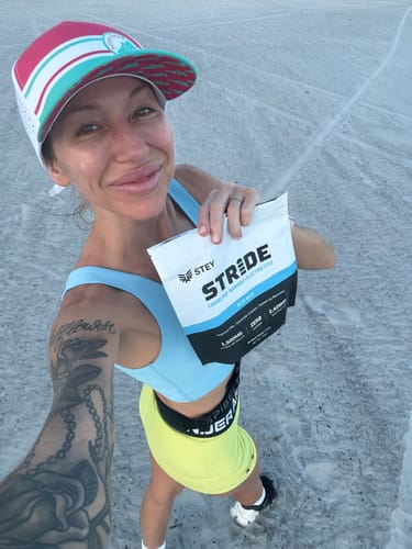 Customer photo review of STEY Stride Endurance Hydration One Time Purchase