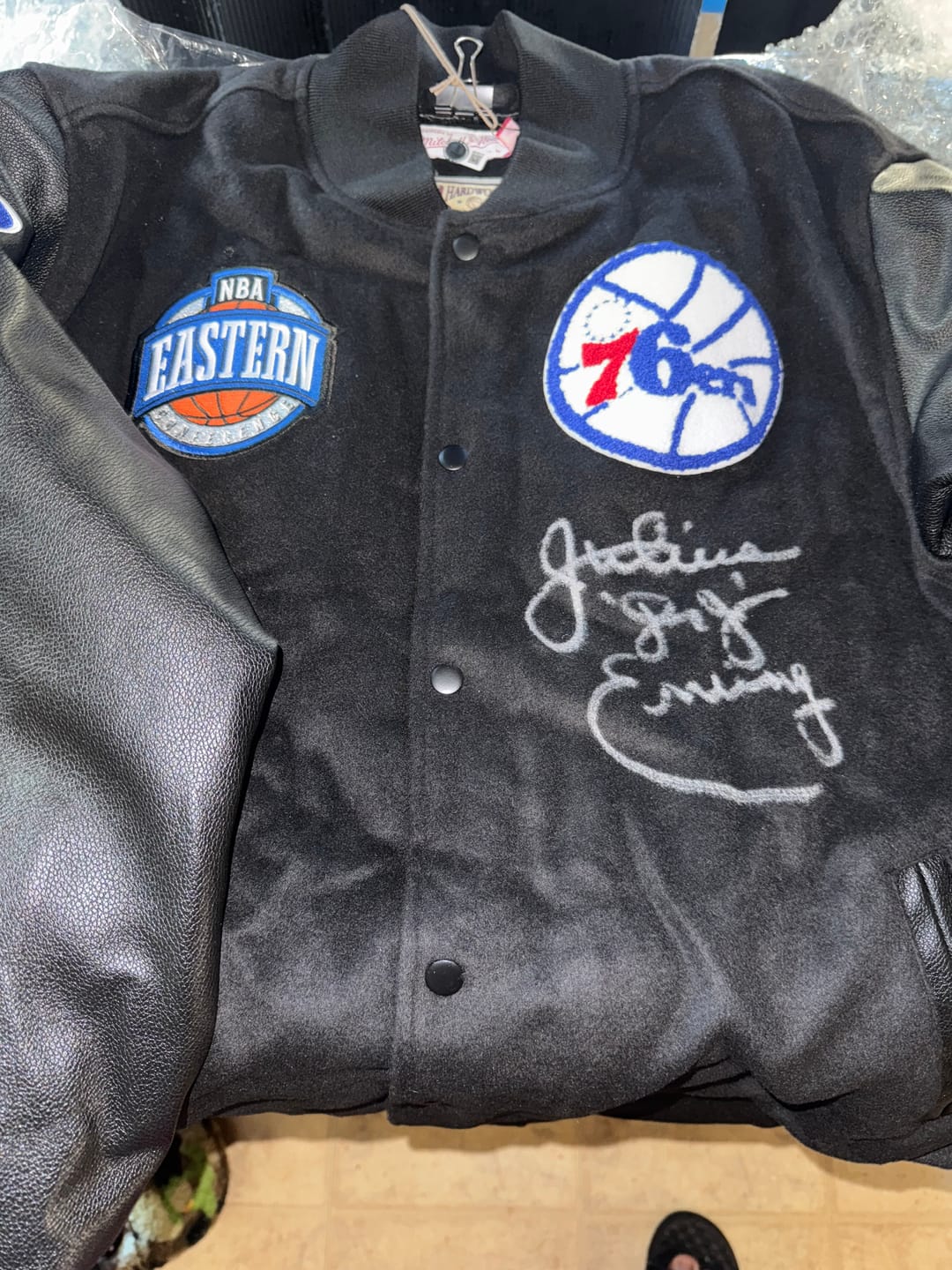 Customer photo review of Julius Erving Autograph Signing