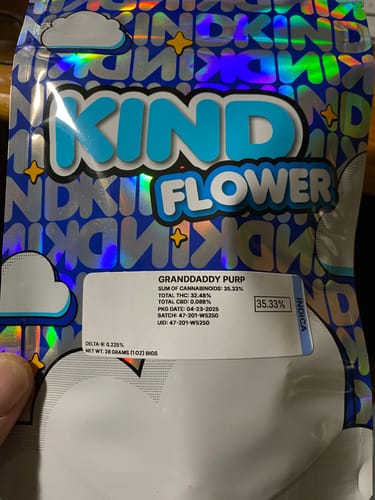 Customer photo review of Granddaddy Purple - 14 Grams (Indica)