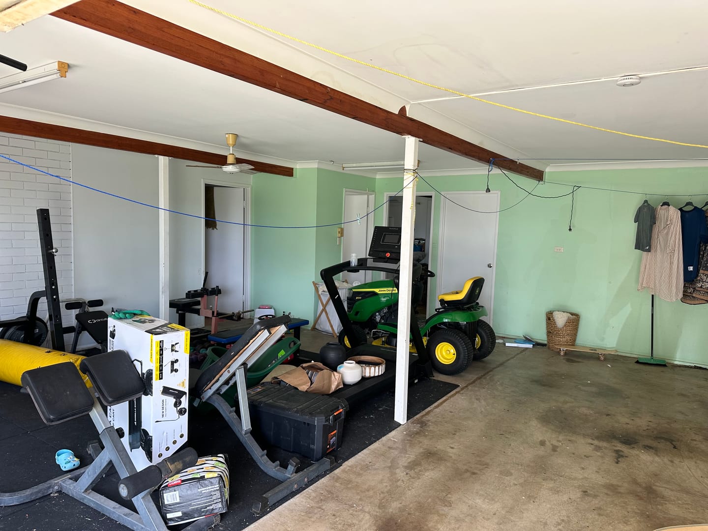 Customer photo review of Modular Interlocking Garage Flooring Tiles