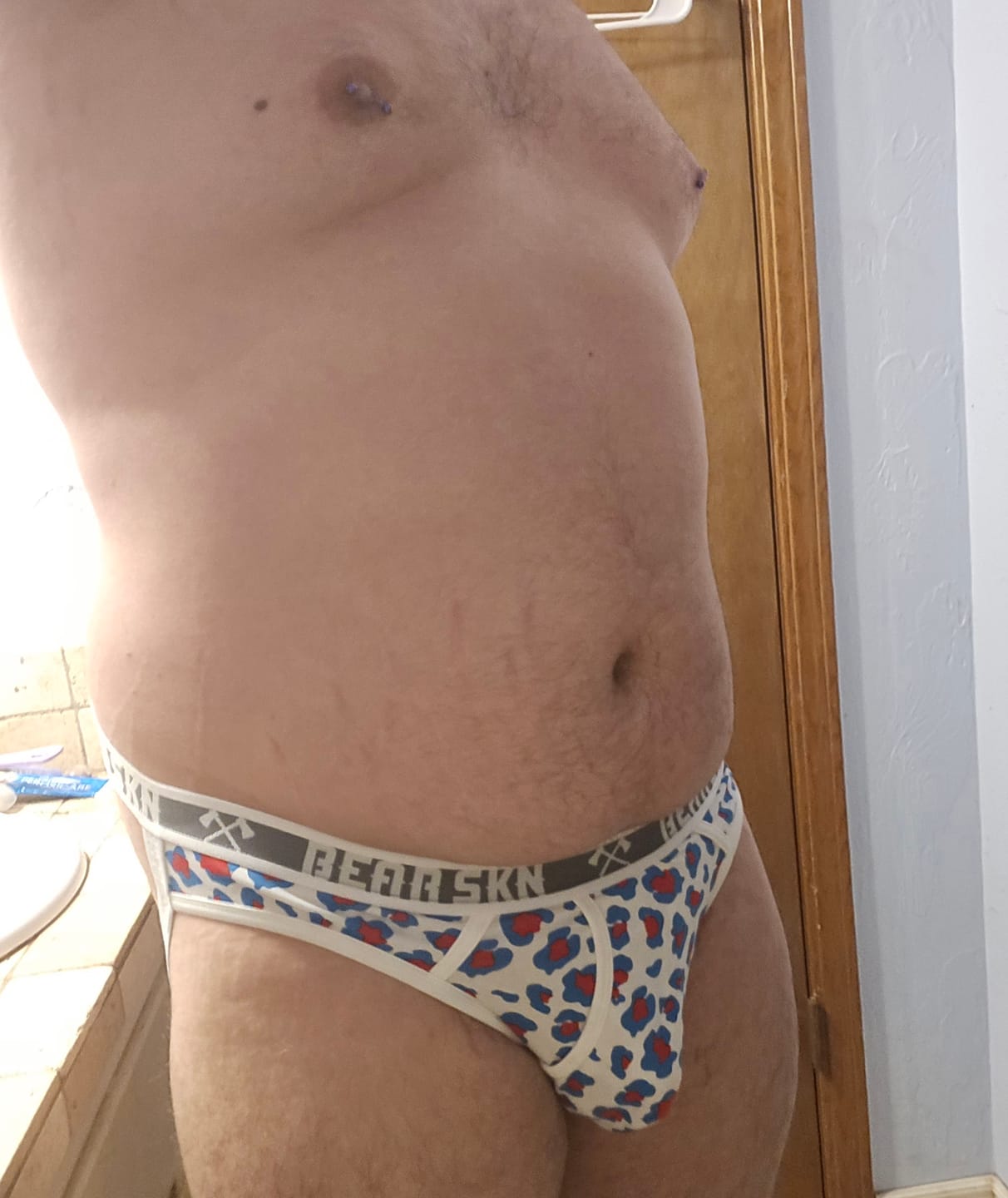 Customer photo review of Bear Skn Jockstrap - R&B Leopard