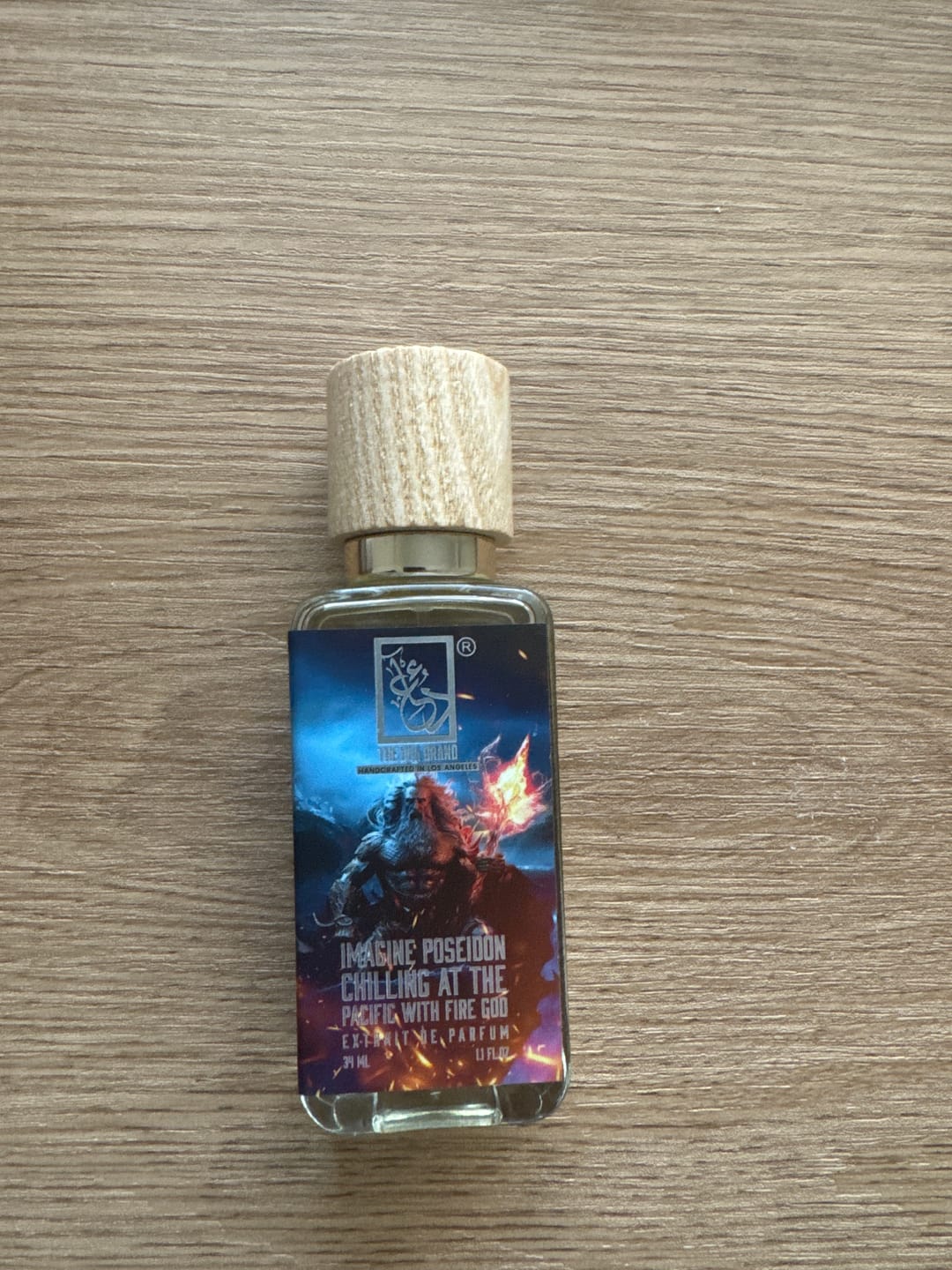 Customer photo review of Imagine Poseidon Chilling At The Pacific With Fire God