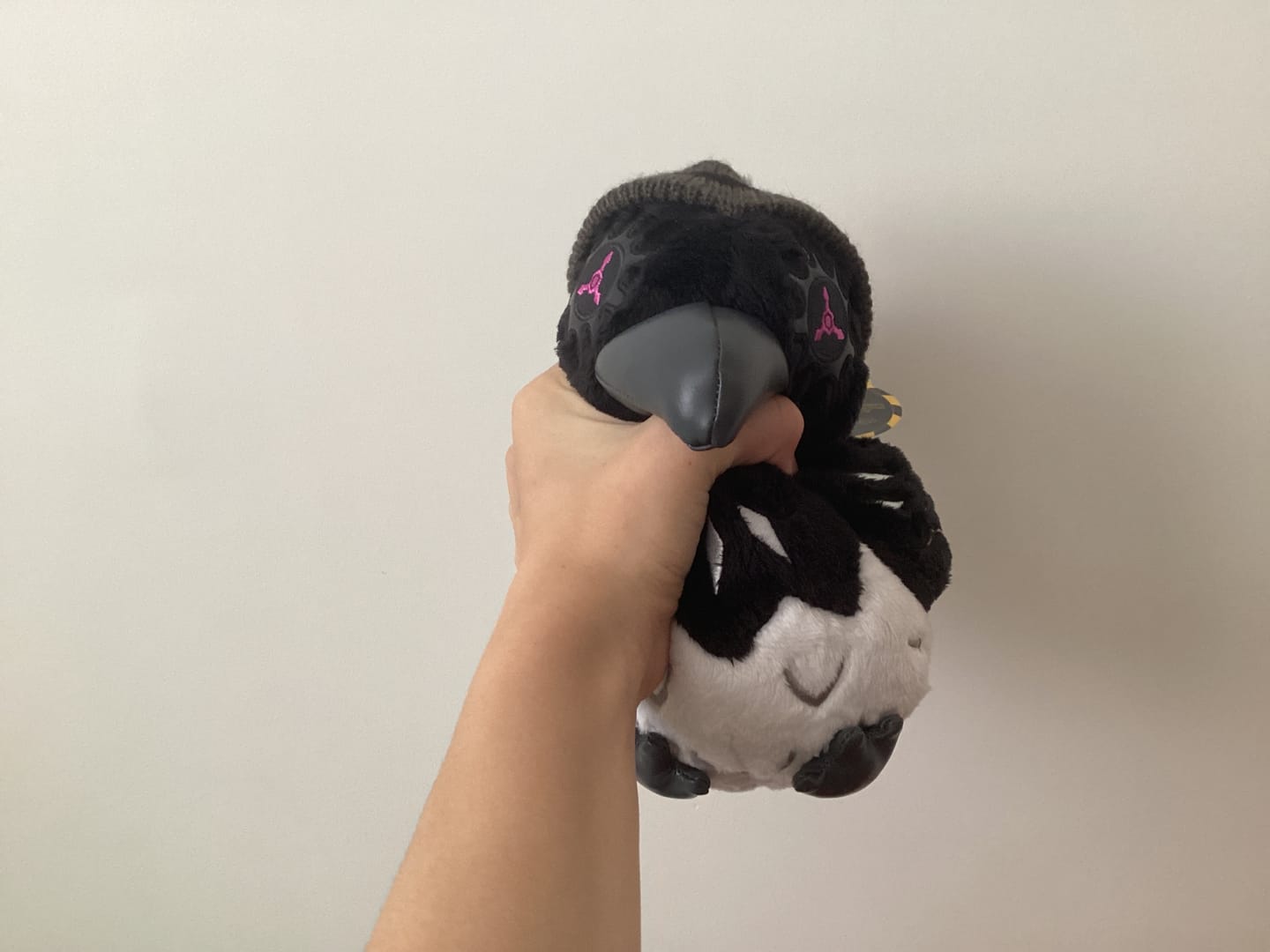 Customer photo review of Uzi Crow Plush