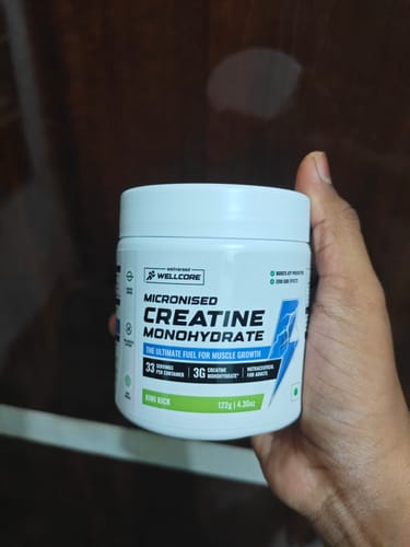 Customer photo review of Wellcore - Pure Micronised Creatine Monohydrate | Kiwi Kick (122g, 33 servings)