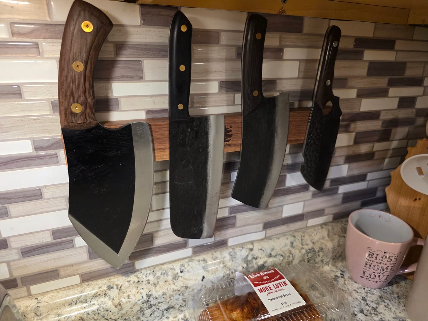 Customer photo review of Magnetic Wall Rack