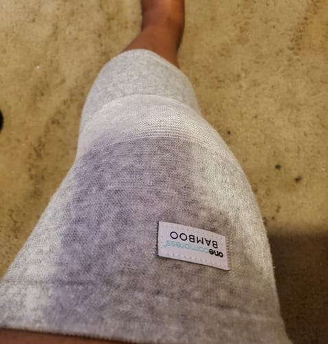 Customer photo review of Premium Bamboo Knee Sleeve (Single)