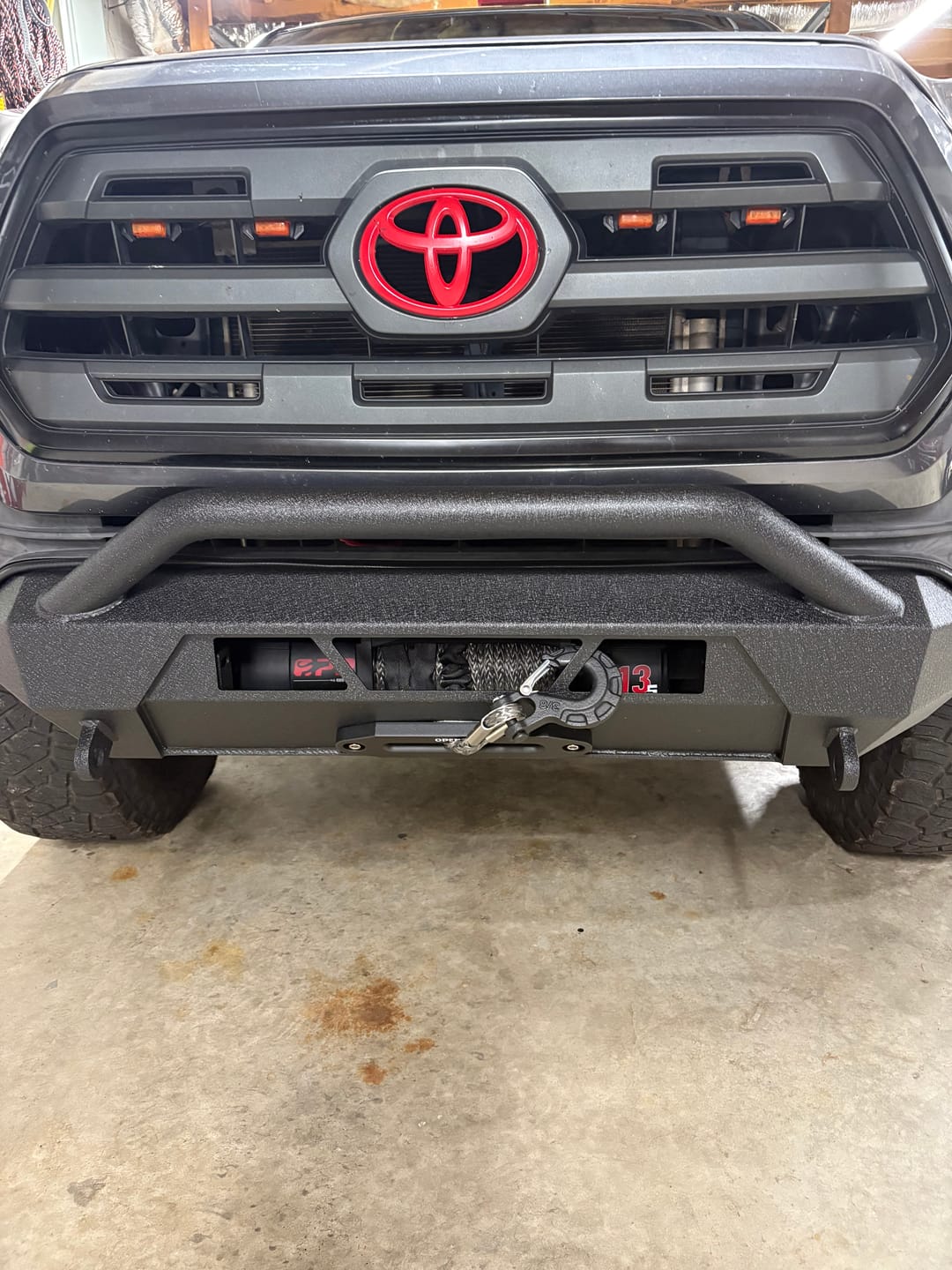 Customer photo review of OPENROAD 10,000lbs Electric Winch with Synthetic Rope-Panther Series 3S