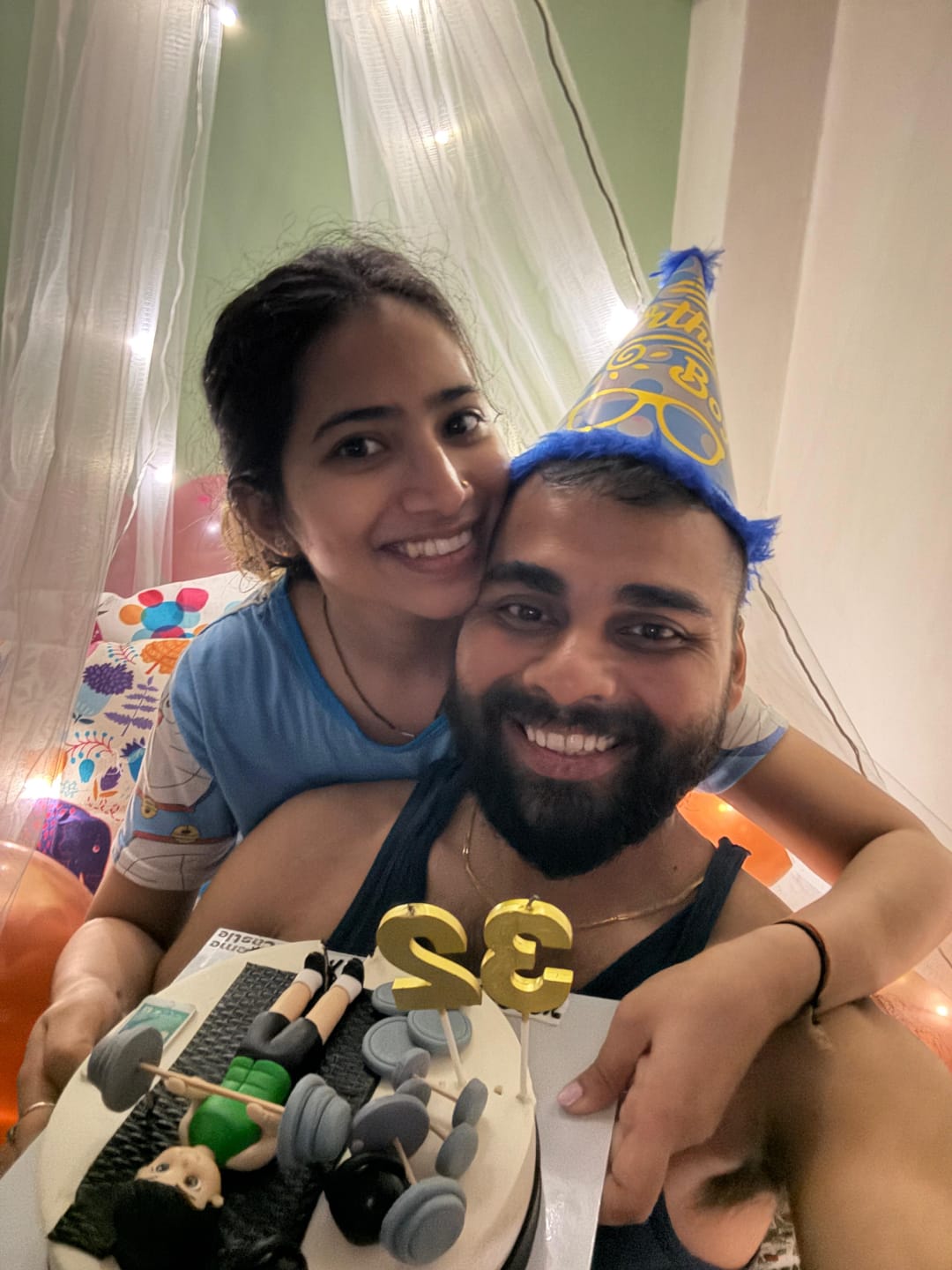 Customer photo review of Gym Lover Birthday Cake
