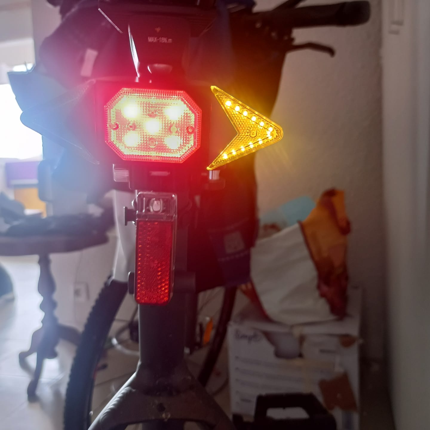 Customer photo review of Clignotants Vélo Sans Fil Tilty™ - 21,99€
