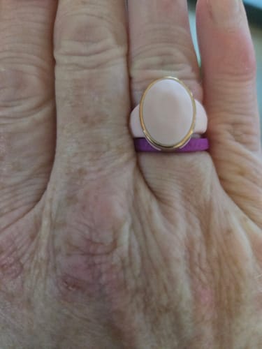 Customer photo review of Women's Infinity Silicone Stackable Rings. Stylish Design, Comfortable & Durable Wedding Band