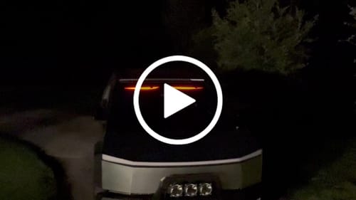 Customer video review of LED Windshield Eyes - Transform Your Truck Into a Beast
