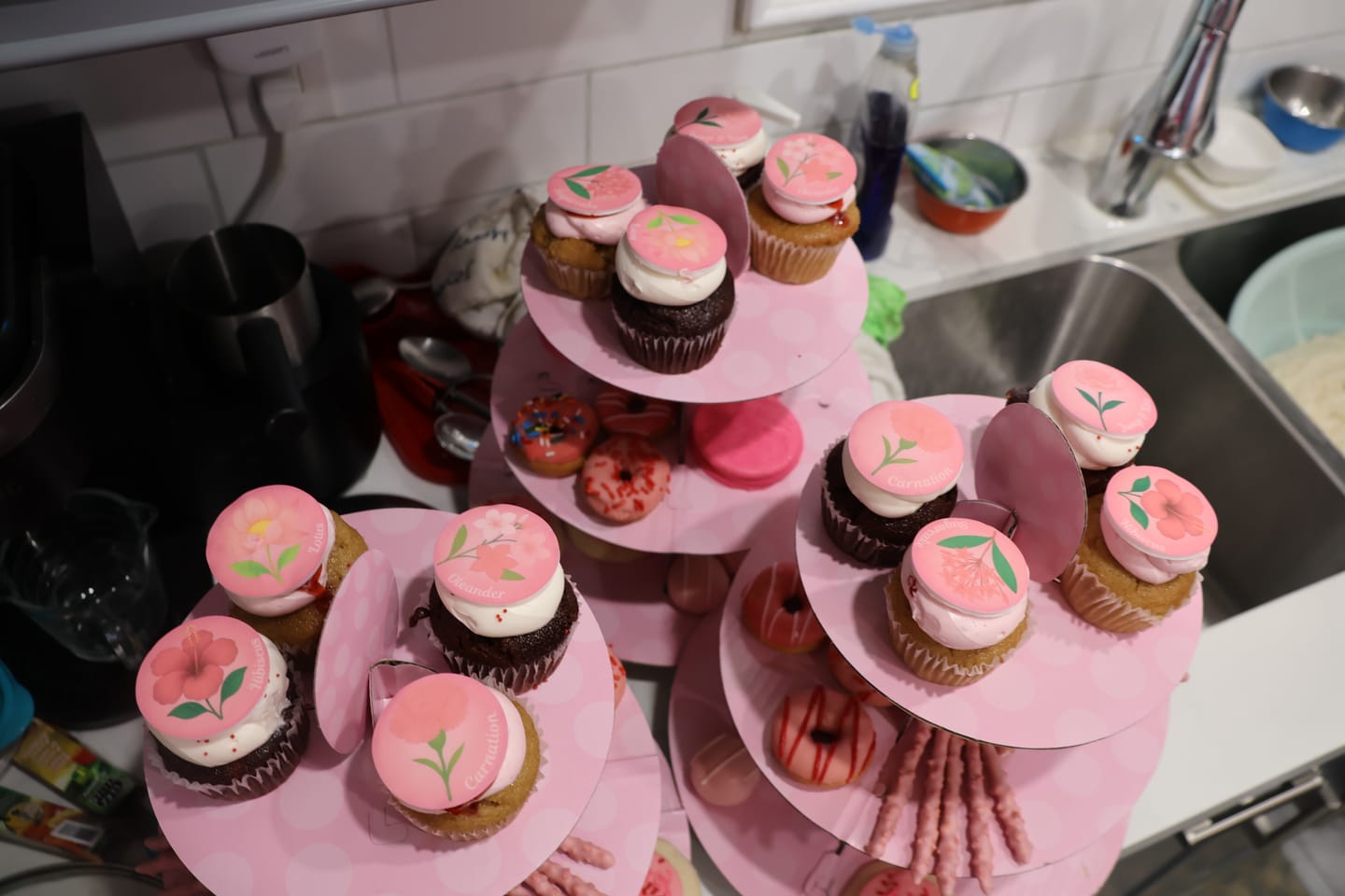 Customer photo review of Custom Logo cupcakes - Select your Flavors