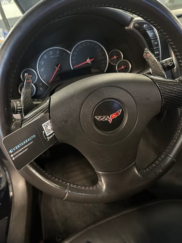 Customer photo review of [Customizable] Carbon Fiber Paddle Shifters 2006-2013 C6 Chevy Corvette