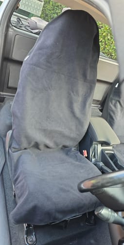 Customer photo review of Waterproof Car Seat Towel | Towel Society