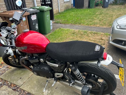 Customer photo review of Wind Rider Seat Cover