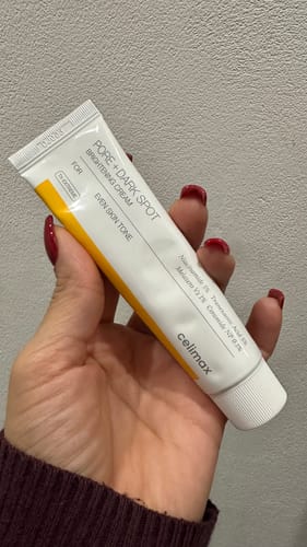 Customer photo review of Pore + Dark Spot Brightening Cream