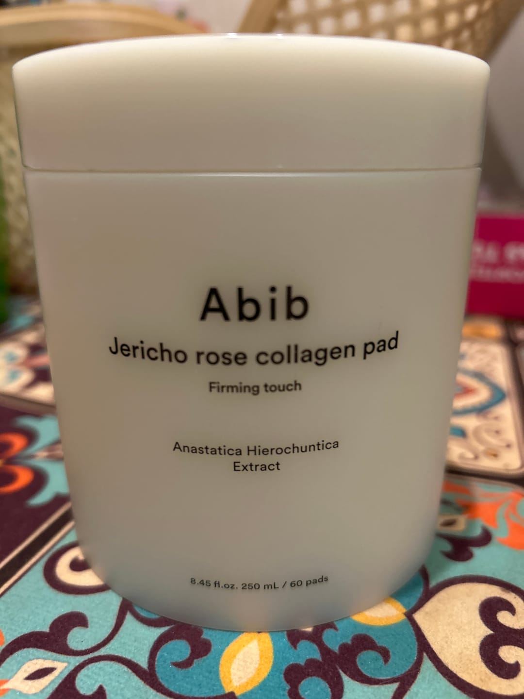 Customer photo review of Barojošs toniks-spilventiņi Abib Jericho Rose Collagen Pad Firming Touch