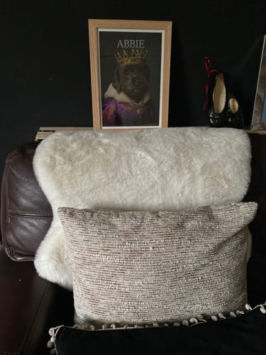 Customer photo review of Royal Highness - Custom Pet Portrait