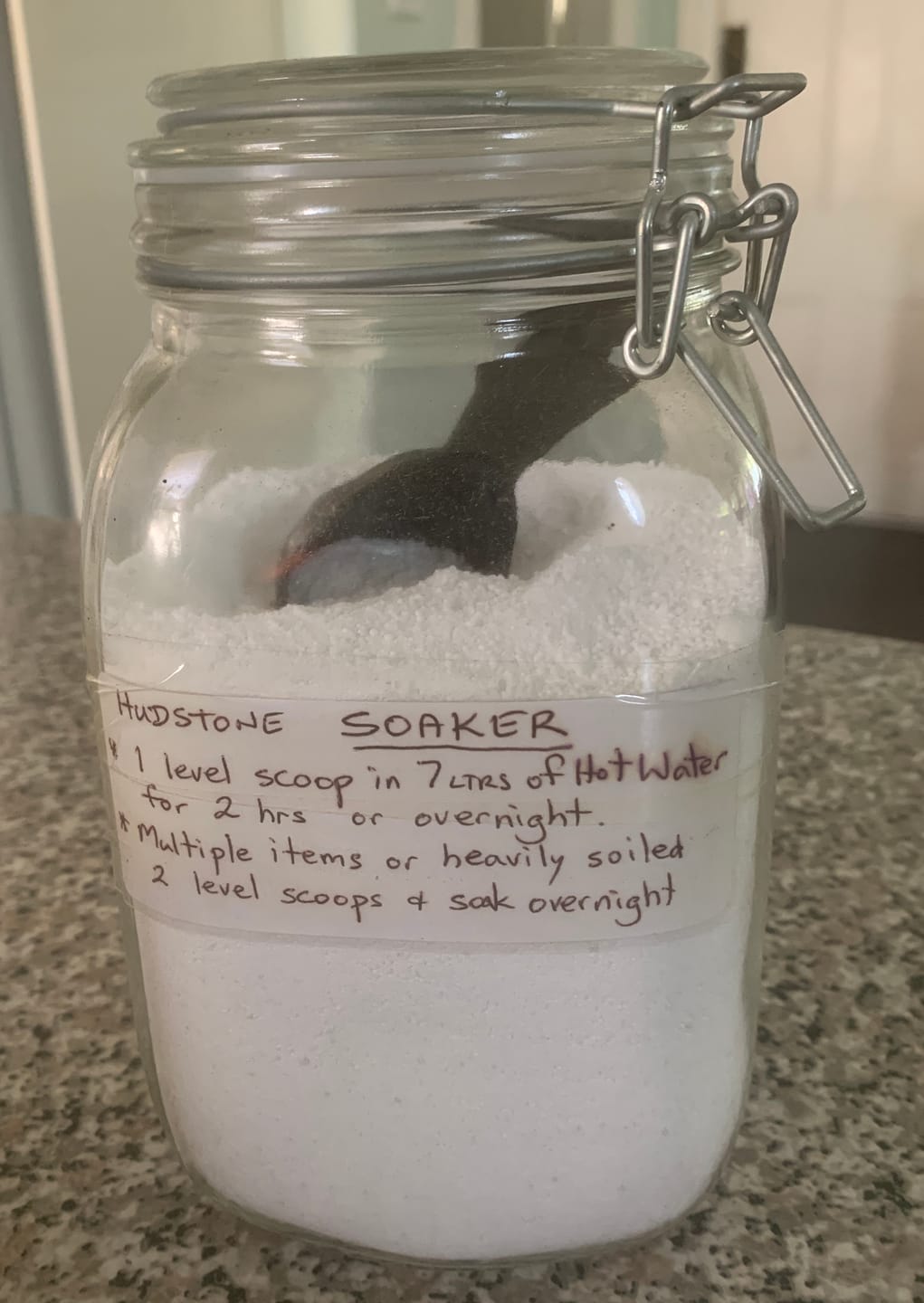 Customer photo review of Hudstone Pre Soaker