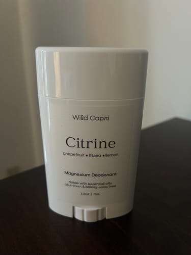 Customer photo review of Citrine Magnesium & Prebiotic Deodorant
