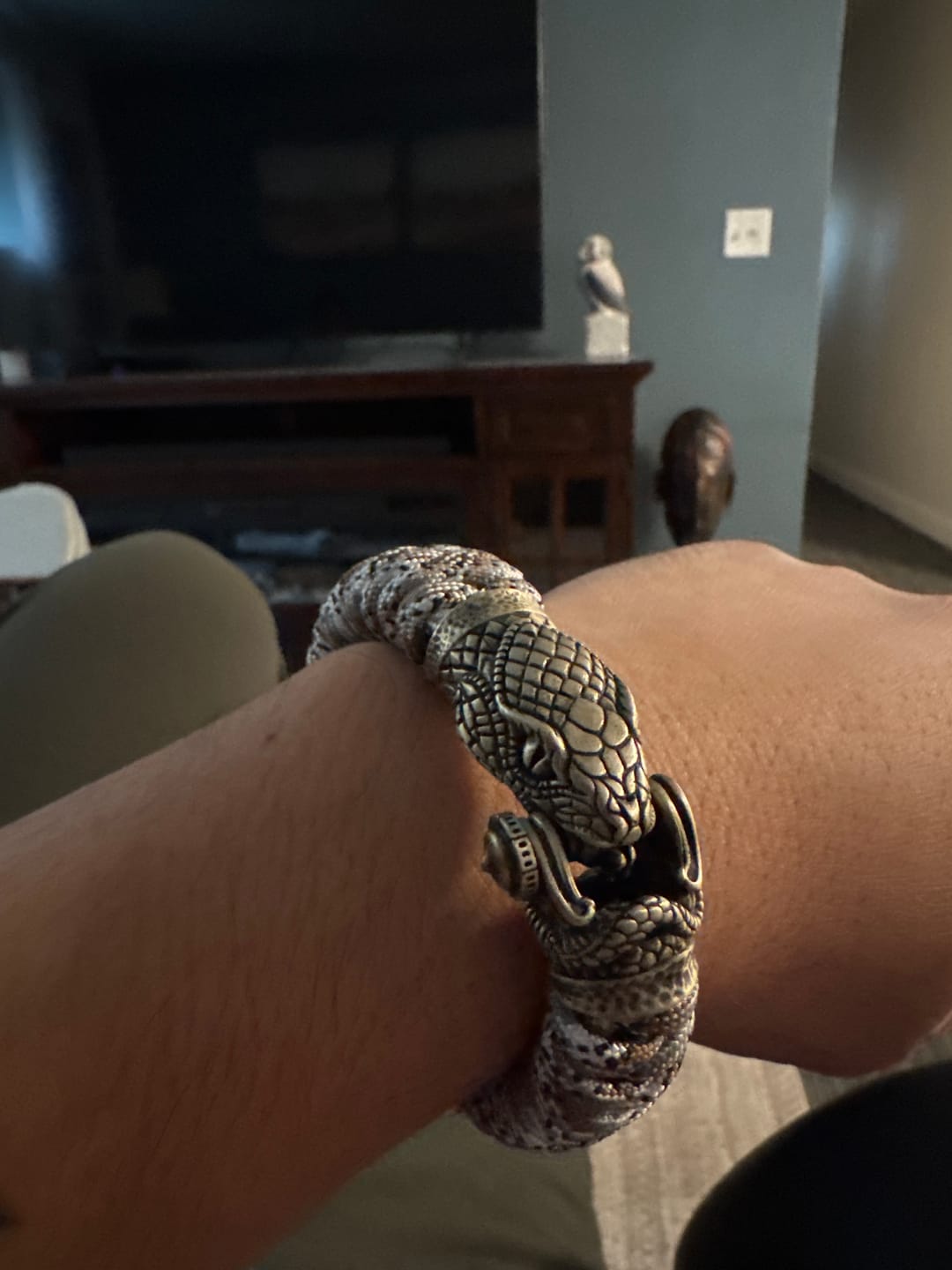 Customer photo review of Snake Paracord Bracelet