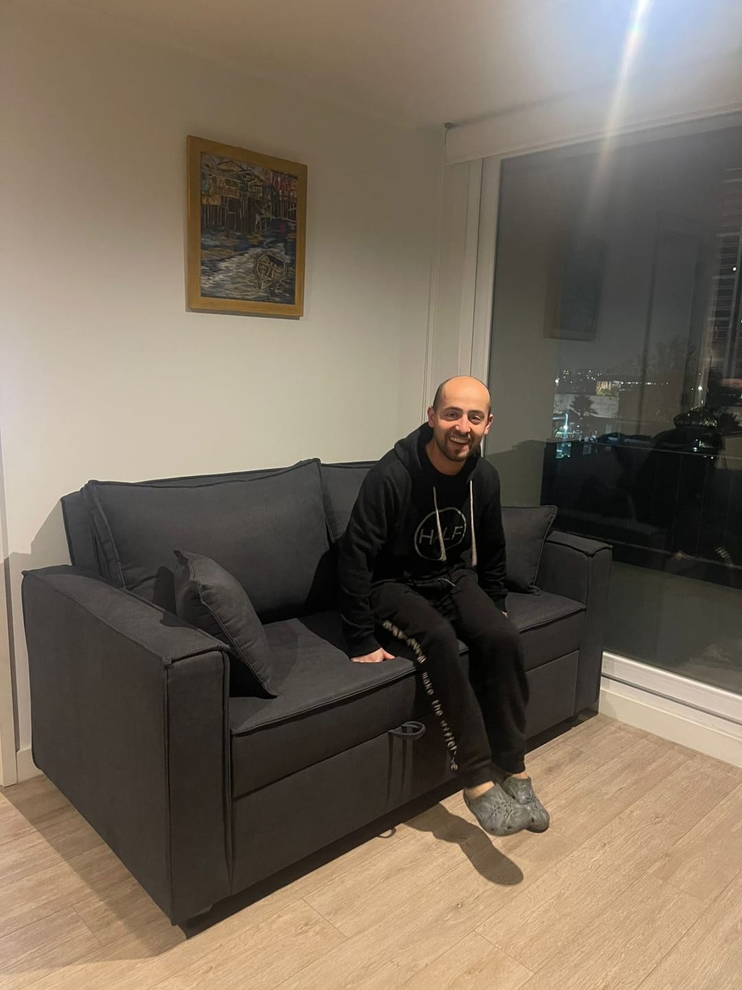 Customer photo review of Sofá Cama Mónaco Cojines Grandes
