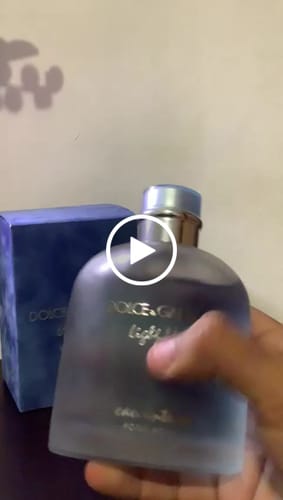 Customer video review of Perfume Dolce&Gabbana Light Blue Eau Intense Pour Homme 200ml EDP