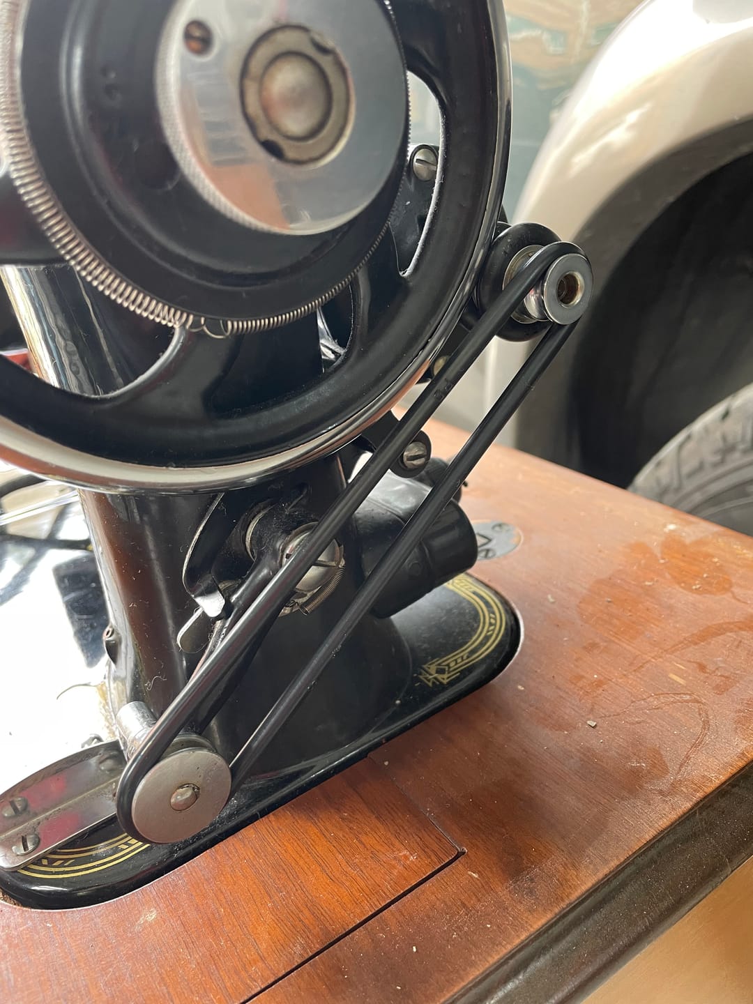 Customer photo review of 12" - 15" Rubber Sewing Machine Stretch Belt
