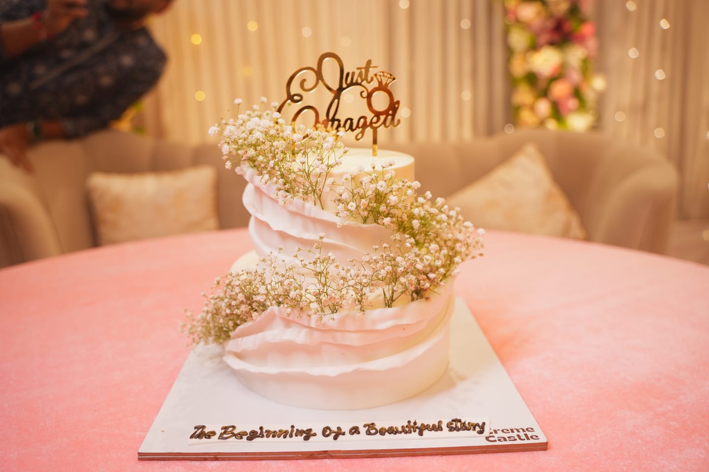 Customer photo review of Wedding Buds Cake