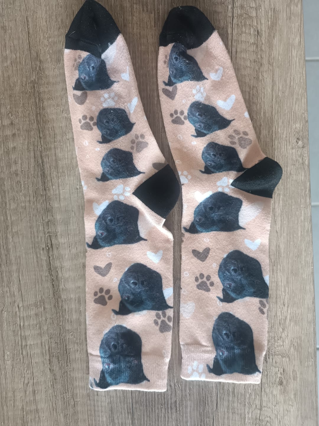 Customer photo review of Votre photo - Chaussettes personnalisées