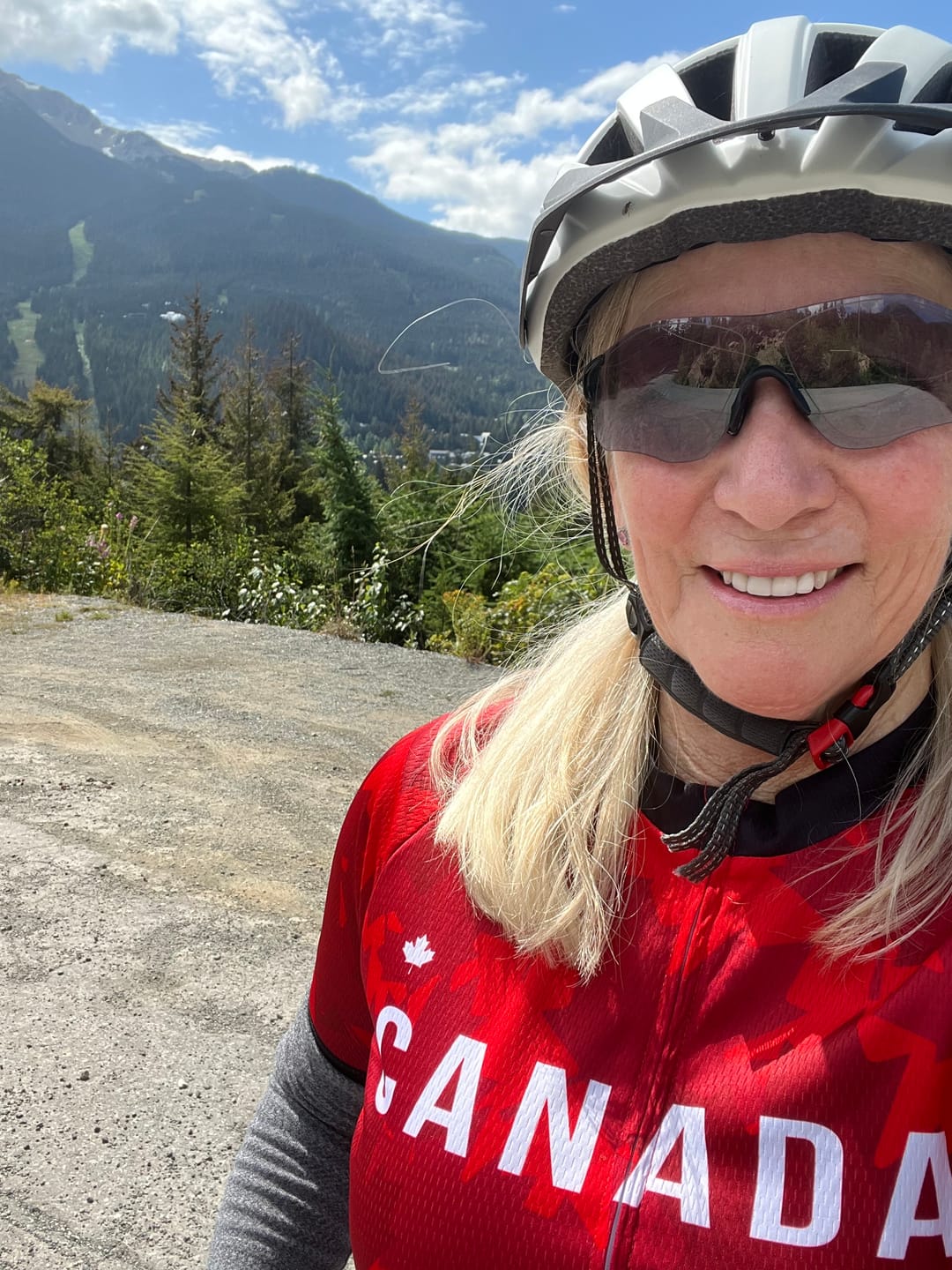 Customer photo review of Canada Maple Leaf Cycling Jersey