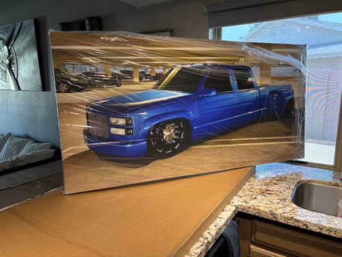 Customer photo review of Create Your Own Canvas Set - Wide Landscape