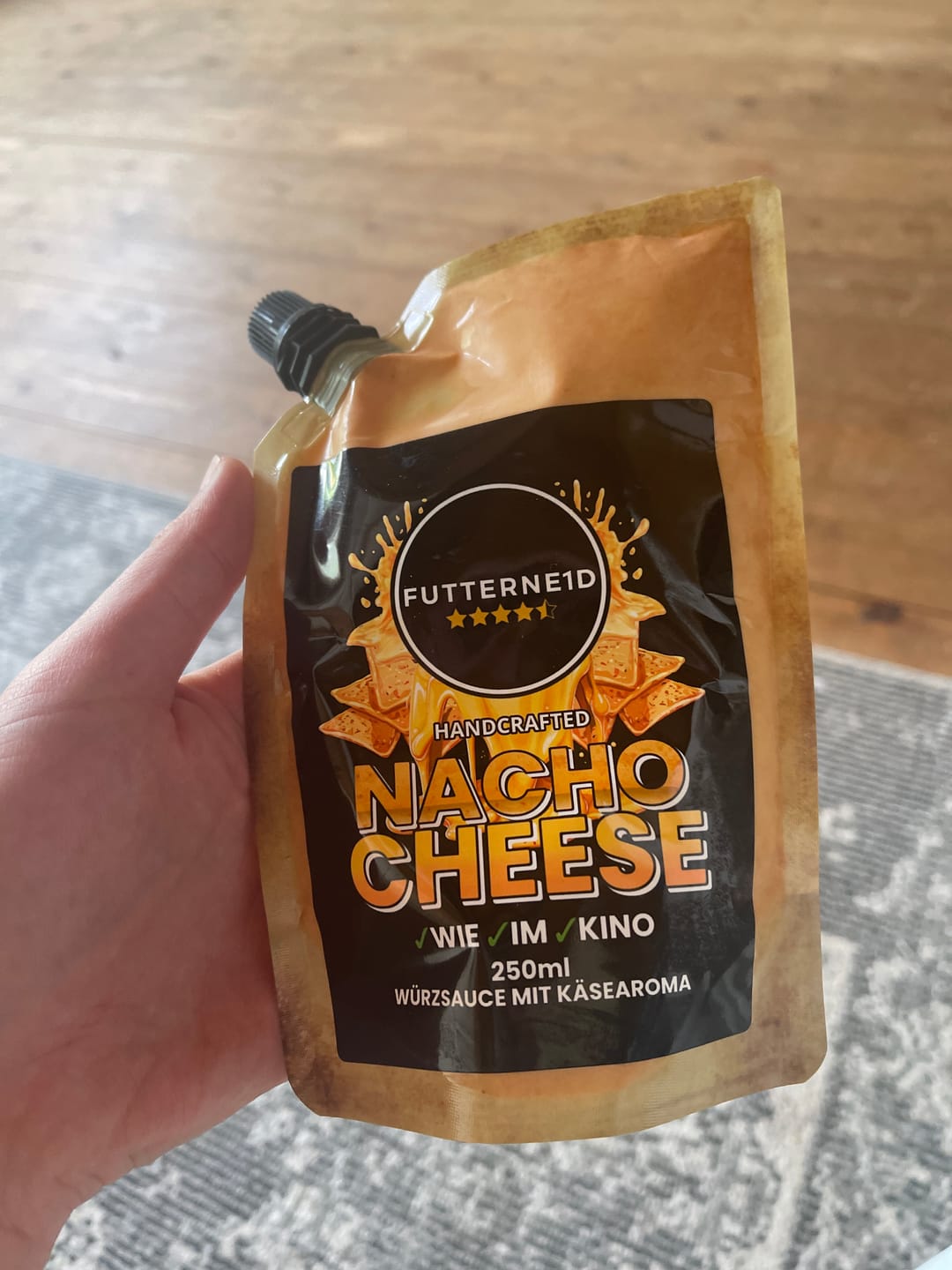 Customer photo review of NACHO CHEESE Sauce 250ml